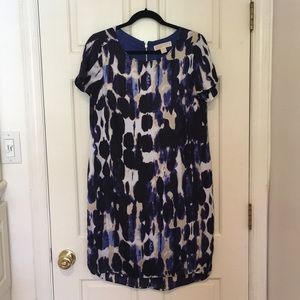 Blue/white work dress